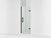 KOHLER K-27577-10L Components Frameless pivot shower door, 71-5/8" H x 27-5/8 - 28-3/8" W, with 3/8" thick Crystal Clear...