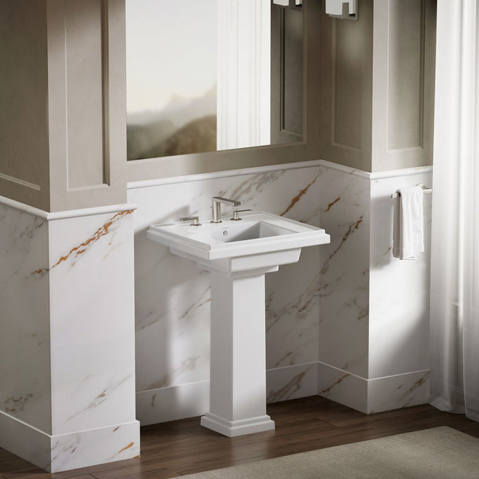 Kohler Tresham 24" square pedestal bathroom sink