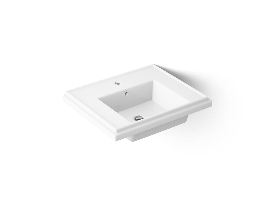 KOHLER K-2757-1 Tresham 24" square pedestal bathroom sink