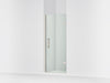 KOHLER K-27582-10L Composed Frameless pivot shower door, 71-5/8" H x 29-5/8 - 30-3/8" W, with 3/8" thick Crystal Clear...