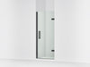KOHLER K-27582-10L Composed Frameless pivot shower door, 71-5/8" H x 29-5/8 - 30-3/8" W, with 3/8" thick Crystal Clear g