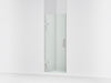 KOHLER K-27583-10L Components Frameless pivot shower door, 71-5/8" H x 29-5/8 - 30-3/8" W, with 3/8" thick Crystal Clear...