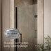 KOHLER K-27583-10L Components Frameless pivot shower door, 71-5/8" H x 29-5/8 - 30-3/8" W, with 3/8" thick Crystal Clear...