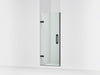 KOHLER K-27583-10L Components Frameless pivot shower door, 71-5/8" H x 29-5/8 - 30-3/8" W, with 3/8" thick Crystal Clear