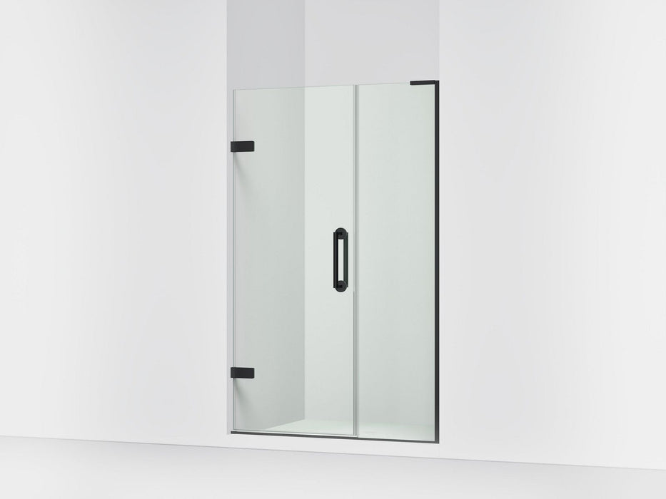 KOHLER K-27605-10L Components Frameless pivot shower door, 71-3/4" H x 45-1/4 - 46" W, with 3/8" thick Crystal Clear glass