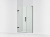 KOHLER K-27606-10L Composed Frameless pivot shower door, 71-3/4" H x 46 - 46-3/4" W, with 3/8" thick Crystal Clear glass,...