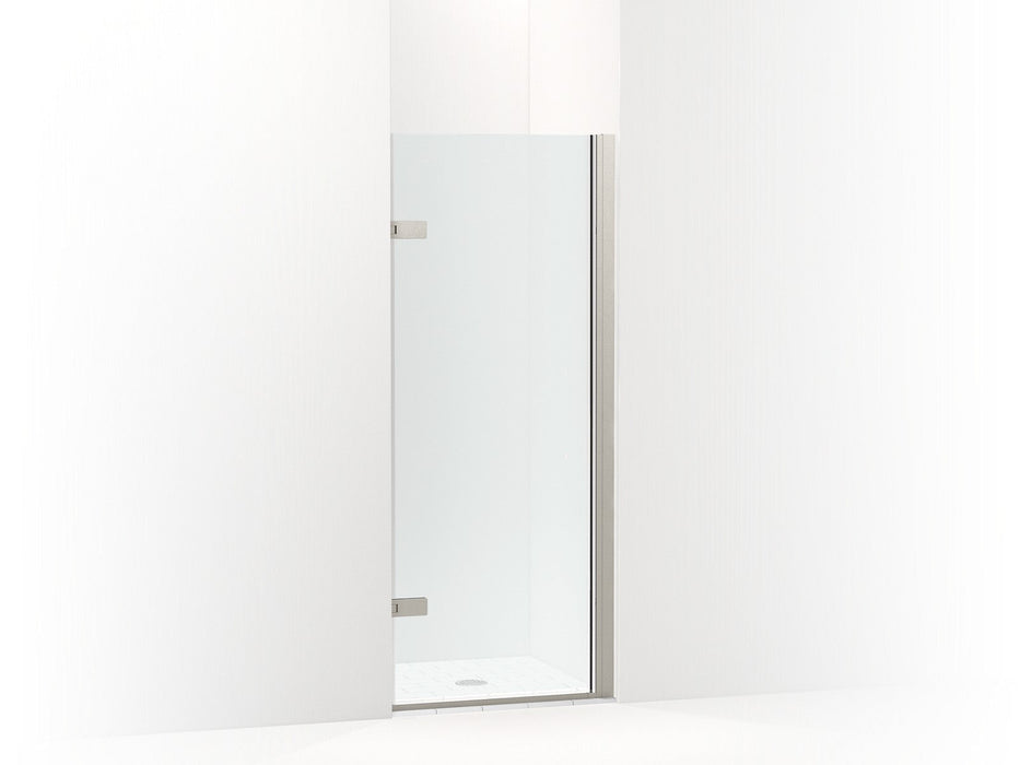 KOHLER K-27707-10L Composed 3/8" pivot door glass and hardware, no handle