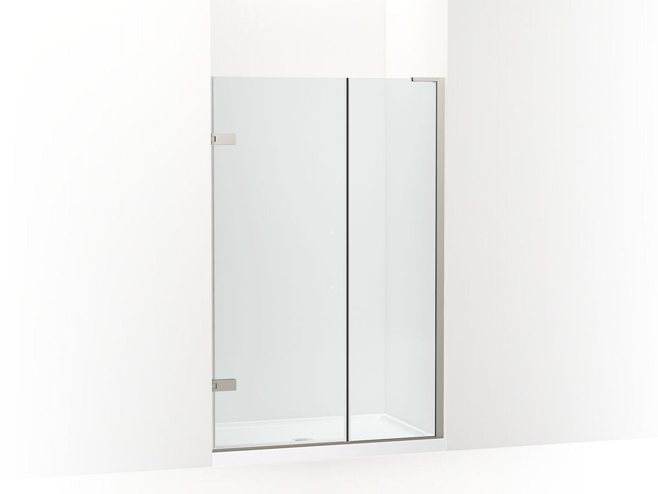 KOHLER K-27714-10L Composed 3/8" pivot door glass and hardware, no handle