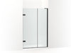 KOHLER K-27714-10L Composed 3/8" pivot door glass and hardware, no handle