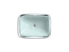 KOHLER K-2773-G2 Inia 20-3/4" rectangular drop-in bathroom sink, no overflow