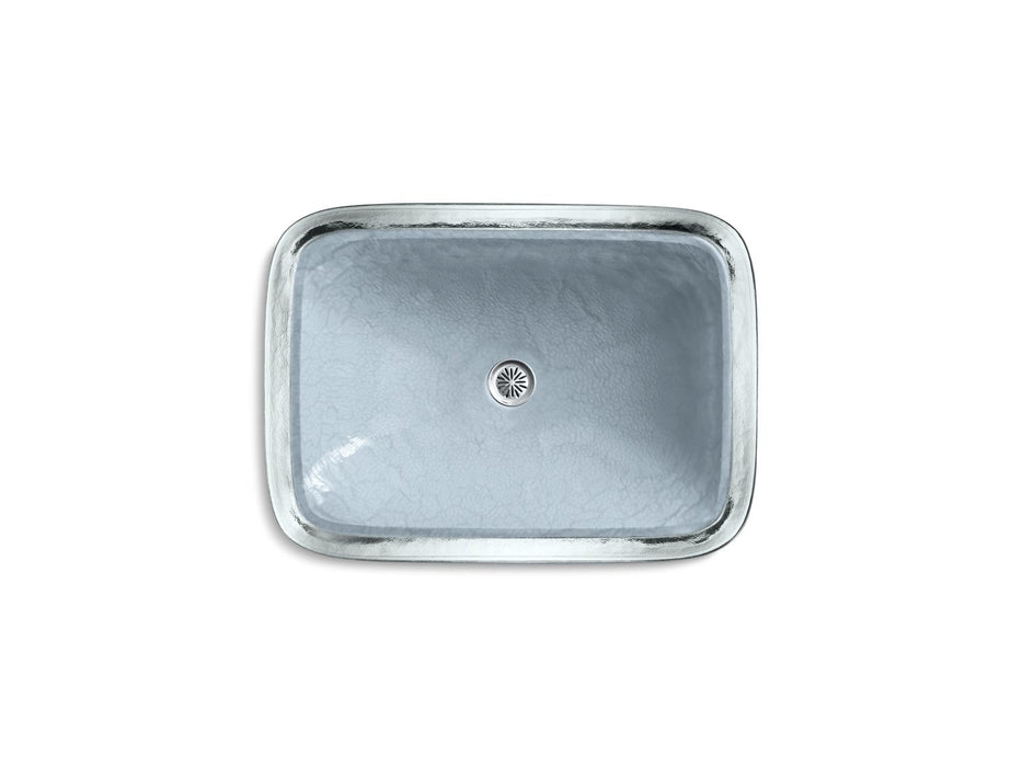 KOHLER K-2773-G1 Inia 20-3/4" rectangular drop-in bathroom sink, no overflow