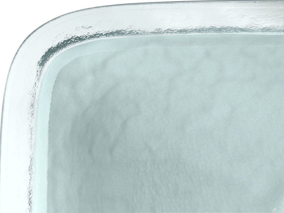 KOHLER K-2773-G2 Inia 20-3/4" rectangular drop-in bathroom sink, no overflow