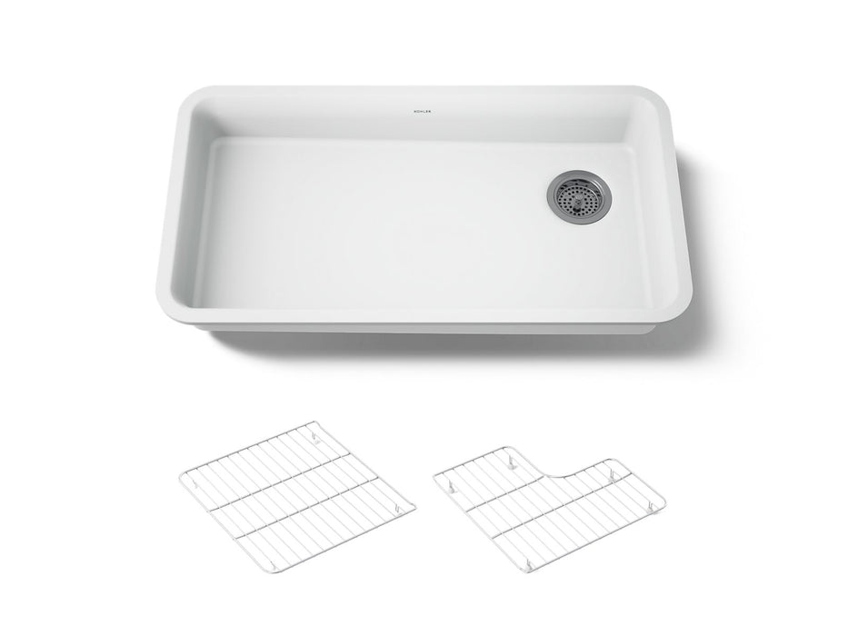 KOHLER K-27785 Cairn 33" undermount single-bowl kitchen sink