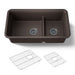Kohler Cairn Smart Divide 33-1/2" undermount double-bowl kitchen sink