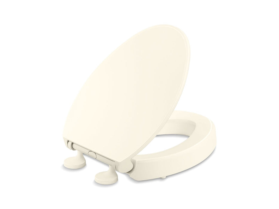 KOHLER K-27930 Border Elevated Quiet-Close™ Elongated Toilet Seat