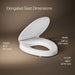 3/4 view of product with dimensions