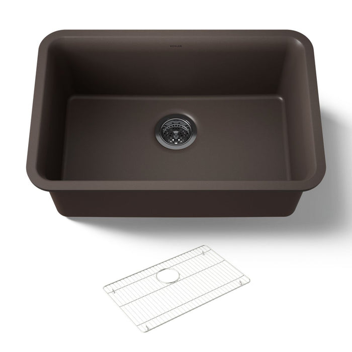 KOHLER Cairn 27-1/2" undermount single-bowl kitchen sink