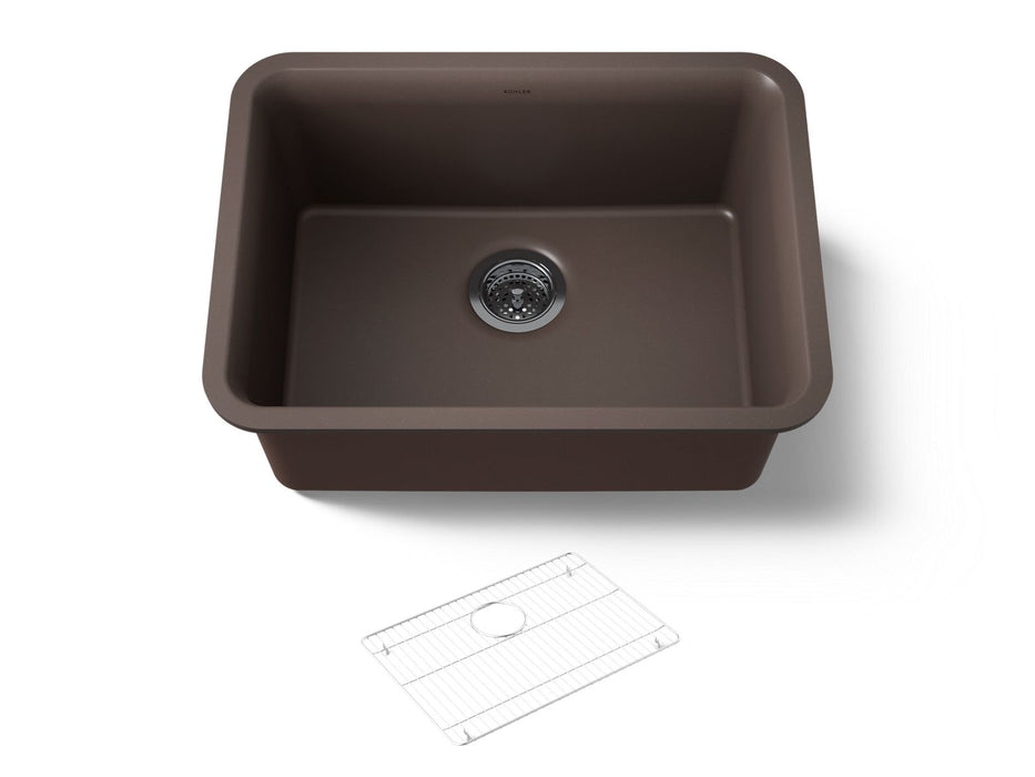 KOHLER Cairn 24-1/2" undermount single-bowl kitchen sink