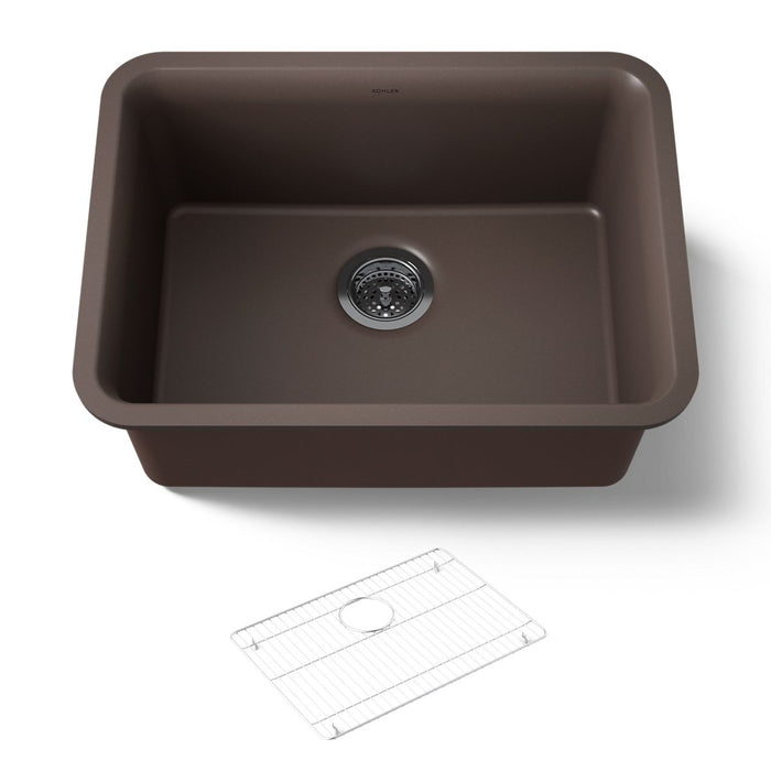 KOHLER Cairn 24-1/2" undermount single-bowl kitchen sink