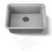 KOHLER K-28001 Cairn 24-1/2" undermount single-bowl kitchen sink, matte grey - view 5
