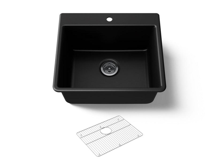 Kohler Kennon 25" top-/undermount single-bowl kitchen sink