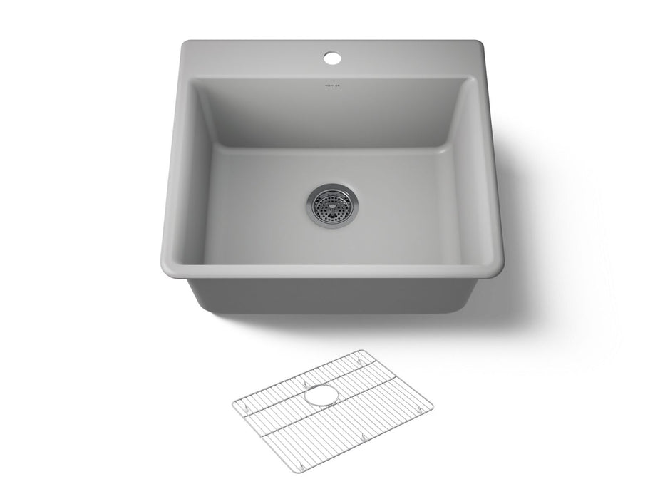 Kohler Kennon 25" top-/undermount single-bowl kitchen sink