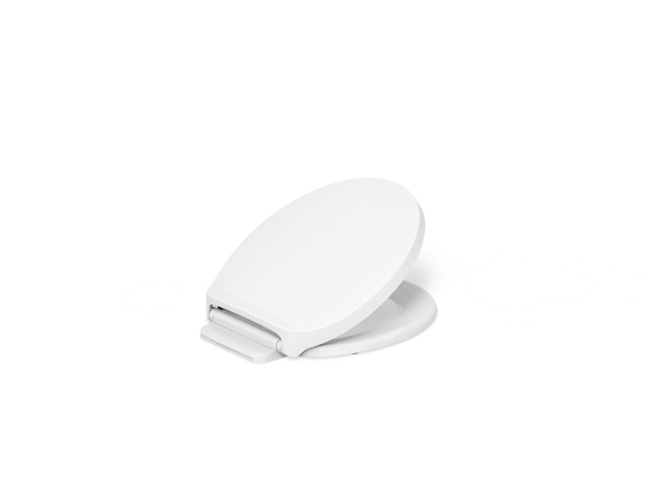 KOHLER K-28005 Drift ReadyLatch Quiet-Close round-front toilet seat