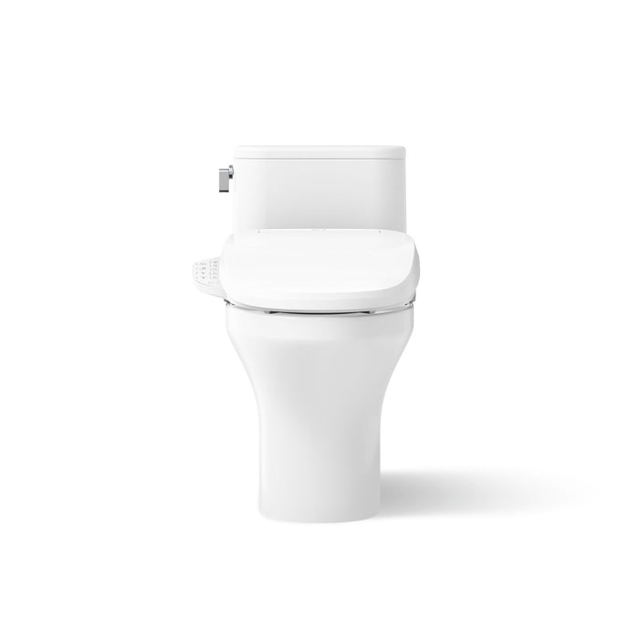 KOHLER K-28020-HC Spacity Hidden cord one-piece compact elongated toilet with skirted trapway, 1.28 gpf