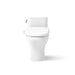 KOHLER K-28020-HC Spacity Hidden cord one-piece compact elongated toilet with skirted trapway, 1.28 gpf