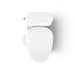 Kohler Spacity Hidden cord one-piece compact elongated toilet with skirted trapway, 1.28 gpf