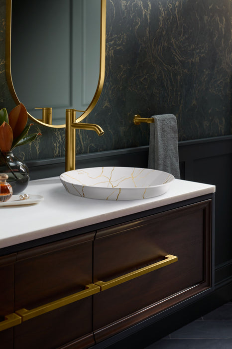 KOHLER K-28039-AUR Aureus 16-3/4" round vessel bathroom sink, no overflow