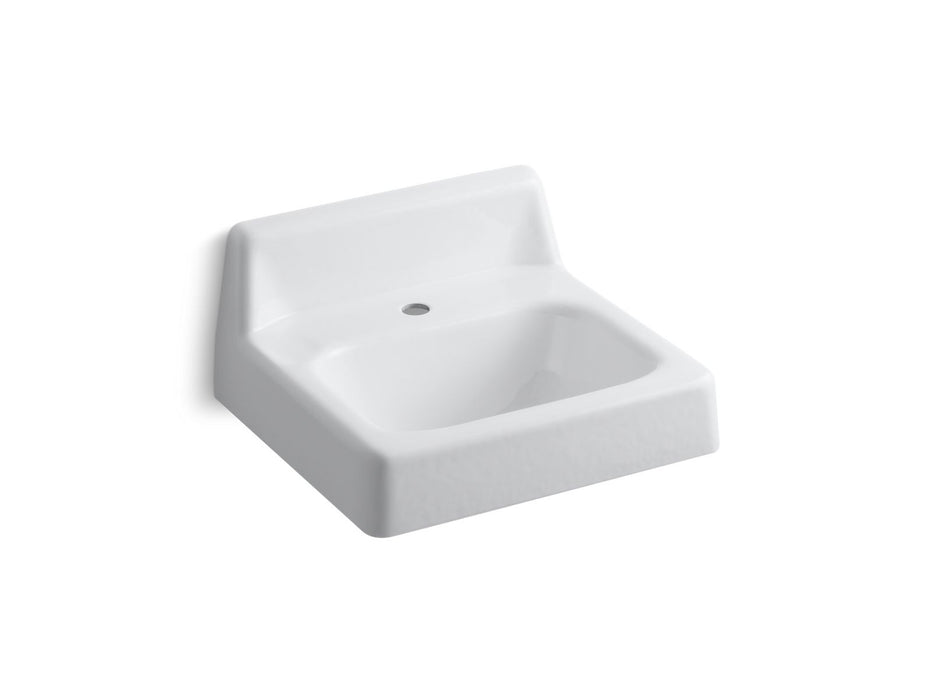 KOHLER Hudson 19" rectangular wall-mount bathroom sink