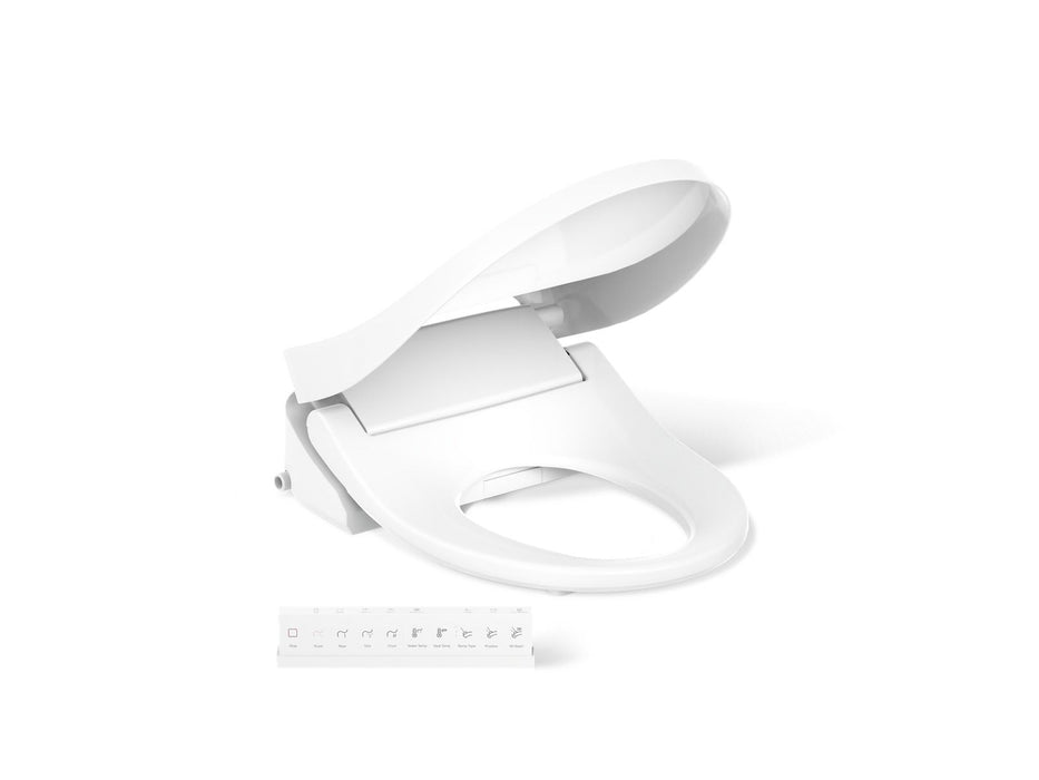 KOHLER K-28118 C3 Round-front bidet toilet seat with remote control