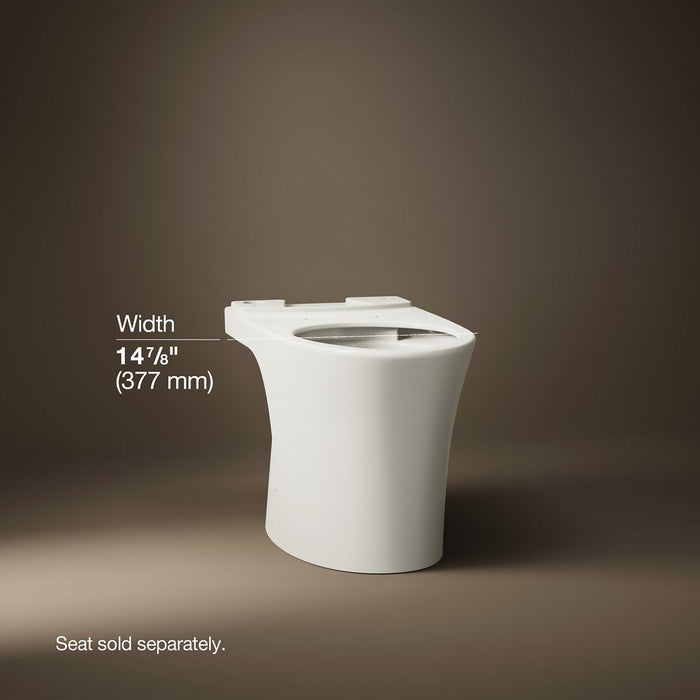 Kohler Veil Elongated toilet bowl with skirted trapway