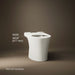 Kohler Veil Elongated toilet bowl with skirted trapway
