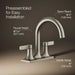 Kohler Venza Centerset bathroom sink faucet, 1.0 gpm