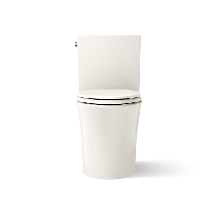 KOHLER K-28161 Veil Two-piece elongated toilet with skirted trapway, 1.28 gpf - Biscuit