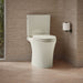 KOHLER K-28161 Veil Two-piece elongated toilet with skirted trapway, 1.28 gpf - Biscuit