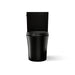 KOHLER K-28161 Veil Two-piece elongated toilet with skirted trapway, 1.28 gpf - Black Black