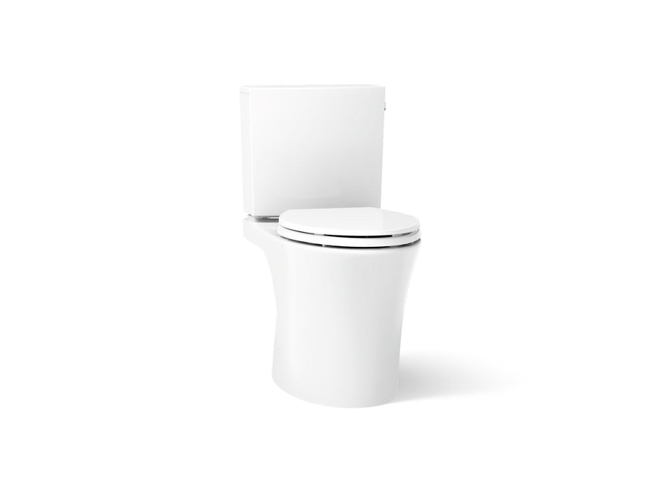 KOHLER K-28161-RA Veil Two-piece elongated toilet with skirted trapway, 1.28 gpf