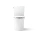 KOHLER K-28161 Veil Two-piece elongated toilet with skirted trapway, 1.28 gpf - White