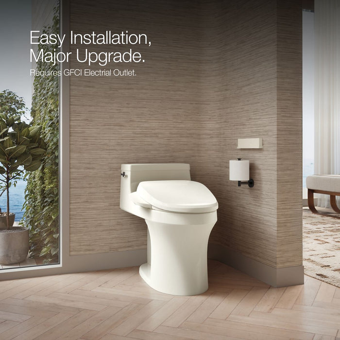 Kohler PureWash Elongated bidet toilet seat with remote control