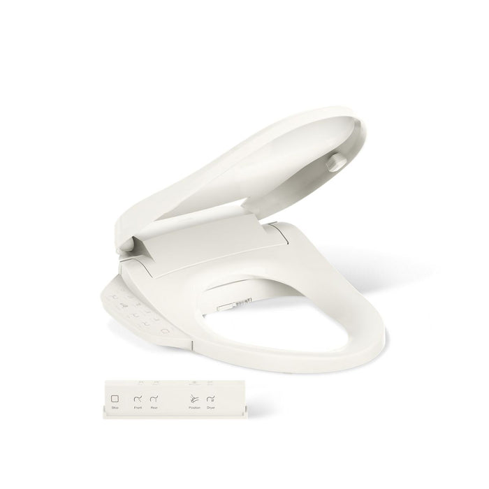 Kohler PureWash Elongated bidet toilet seat with remote control