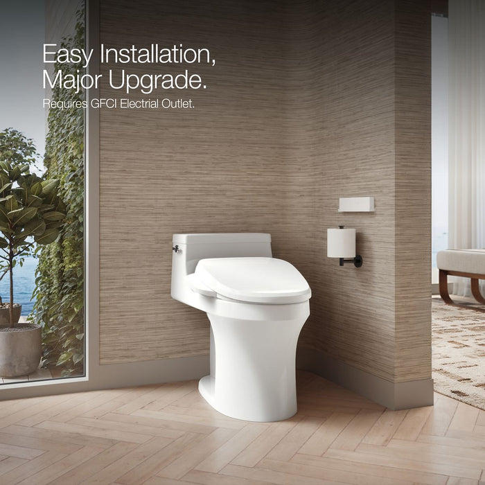Kohler PureWash Elongated bidet toilet seat with remote control