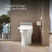 Kohler PureWash Elongated bidet toilet seat with remote control
