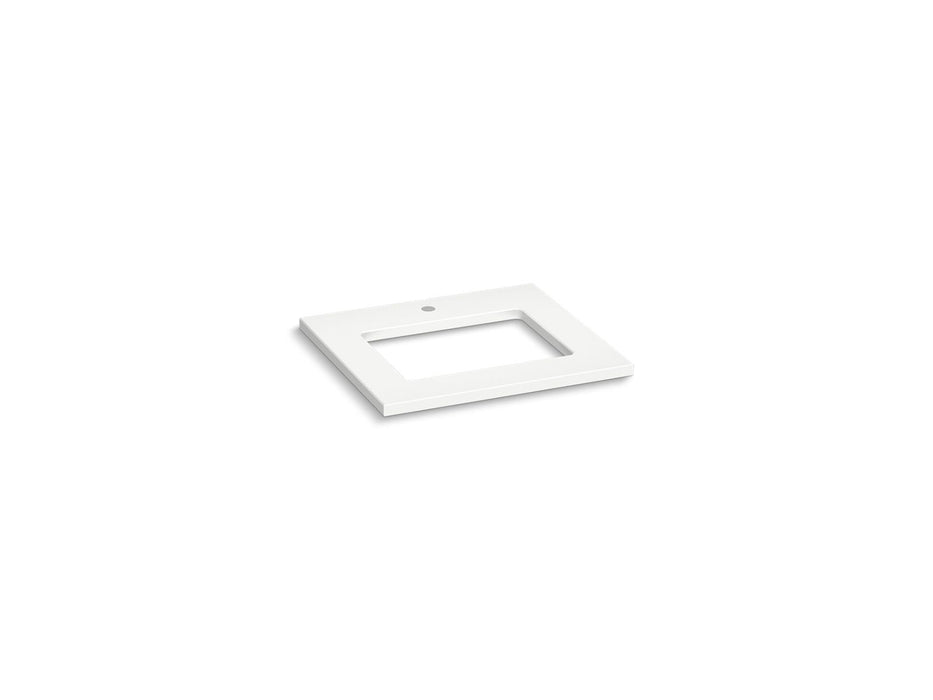 Kohler Silestone 25" quartz vanity top with rectangular cutout