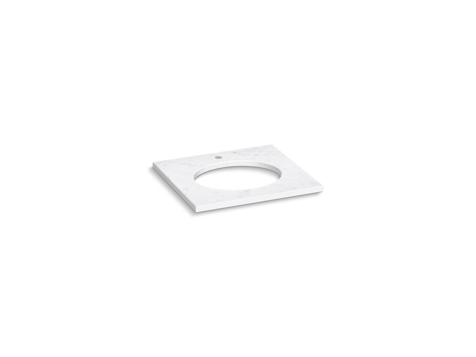 KOHLER K-28247 Silestone 25" quartz vanity top with oval cutout