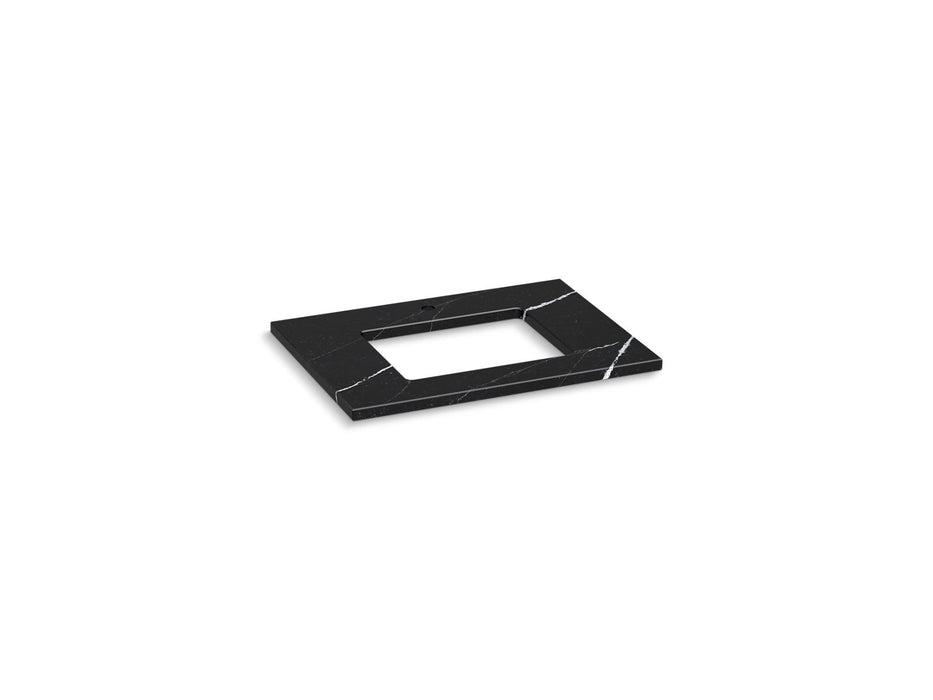 Kohler Silestone 31" quartz vanity top with rectangular cutout