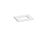 Kohler Silestone 31" quartz vanity top with rectangular cutout