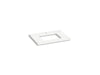 Kohler Silestone 31" quartz vanity top with rectangular cutout